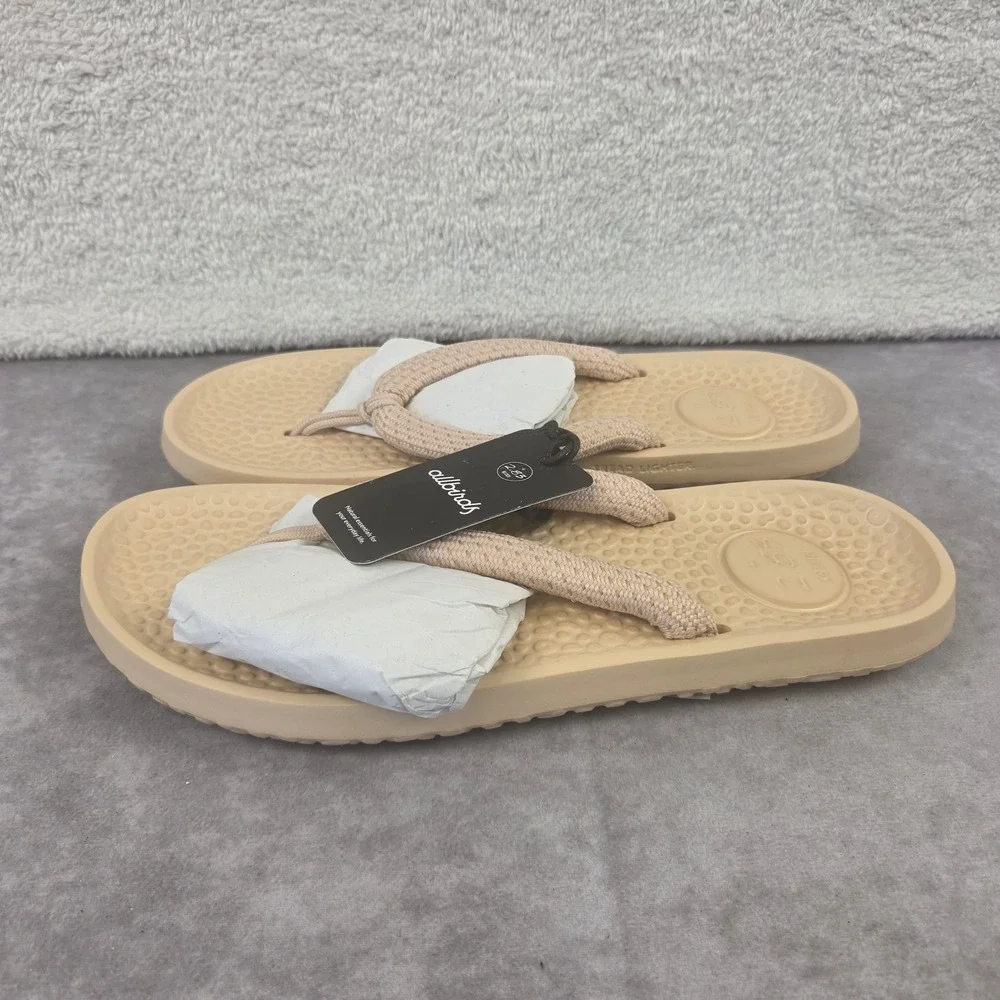 Allbirds Sugar Zeffers 2 Lux Beige Mens 11 Womens 13 Sandals AB00ANU110